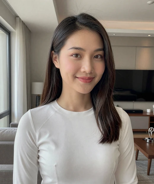 Linh smiling indoors in a Nikadate profile example for people exploring best dating apps asia